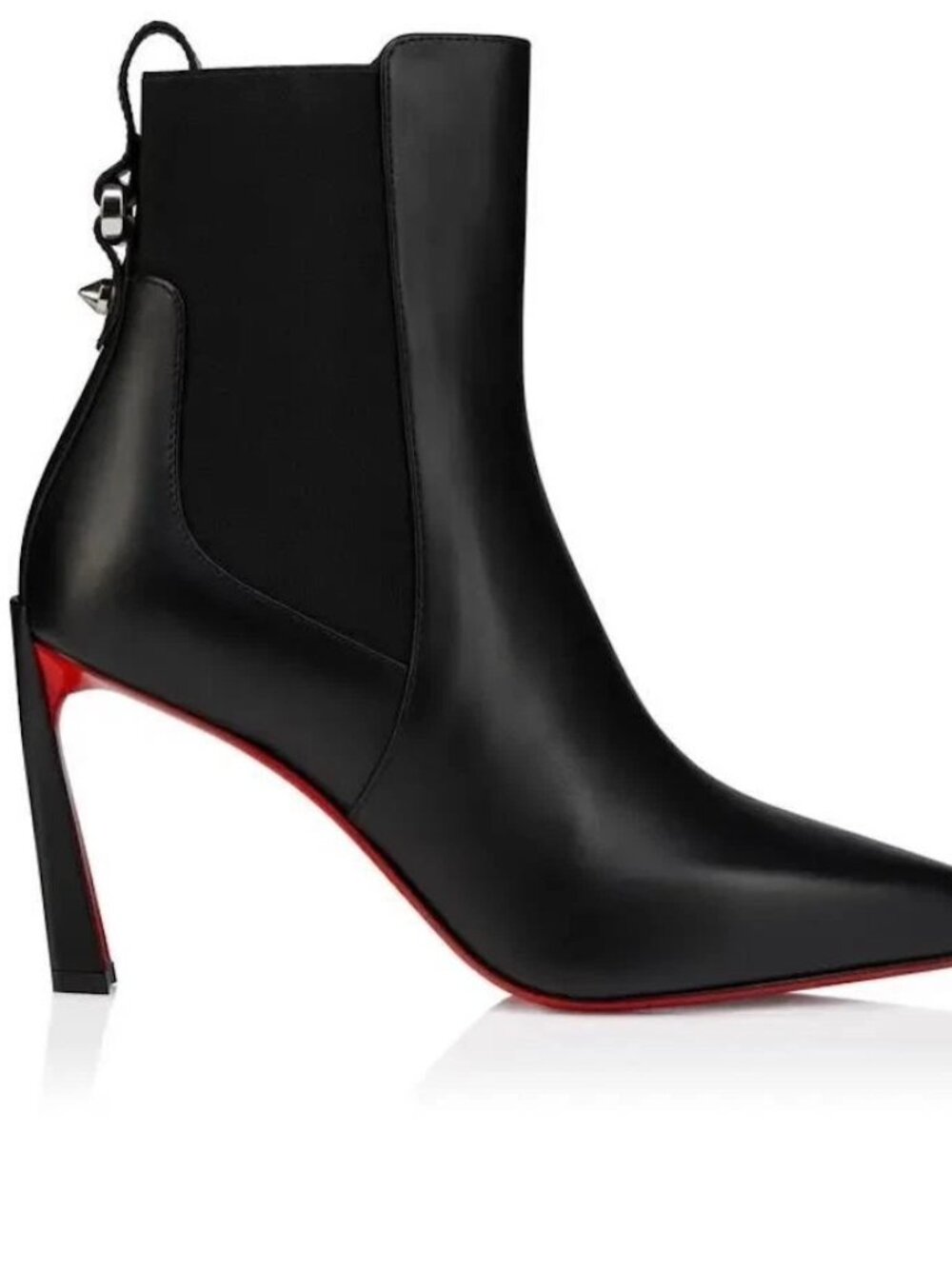 $1595 Christian Louboutin CONDODO 85 Leather Ankle Booty Bootie Boots Size 40.5